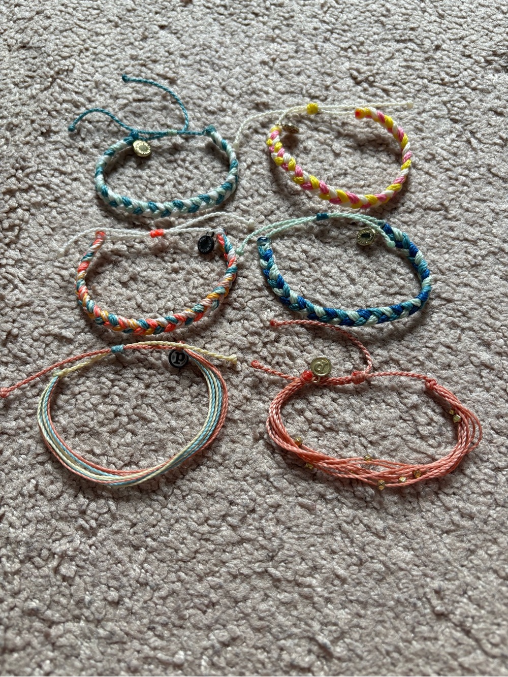 Pura Vida Bracelets (Lot of 6)